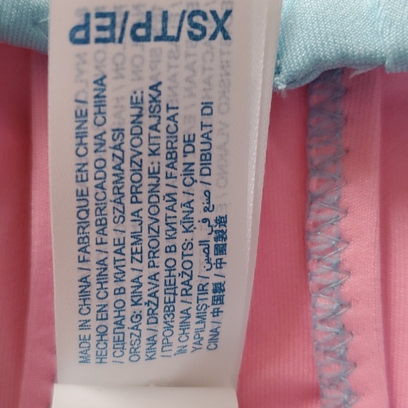 LOVESHACKFANCY HURLEY X ONE PIECE LARGE COLOR BLOCK ZIP FRONT PINK GREEN BLUE - Picture 11 of 11